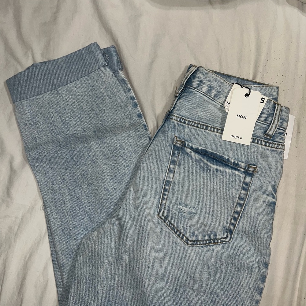 Forever 21 High Rise Light Blue Jeans